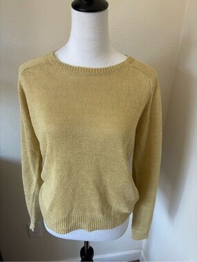 Mansted Light Yellow Crewneck Women’s Sweater 100% Linen
